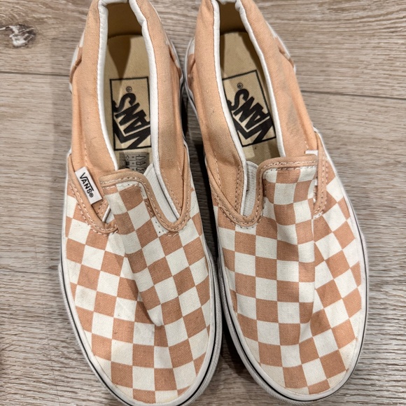 Vans Classic Slip On Checkered Taupe - Picture 1 of 3